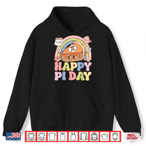 Hoodie Happy Pi Day 3.14 Pie Day For Kids Youth Boys Girls Shirt