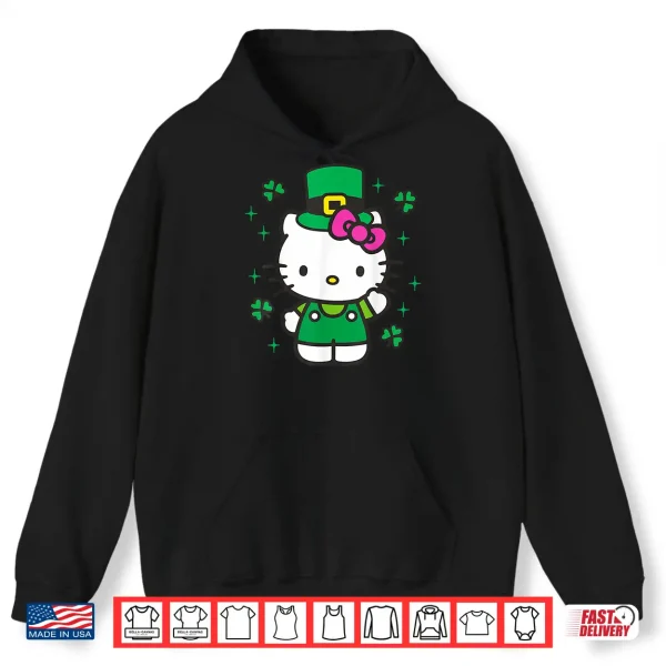 Hoodie Hello Kitty St. Patricks Day Adorable Leprechanun Suit Shirt