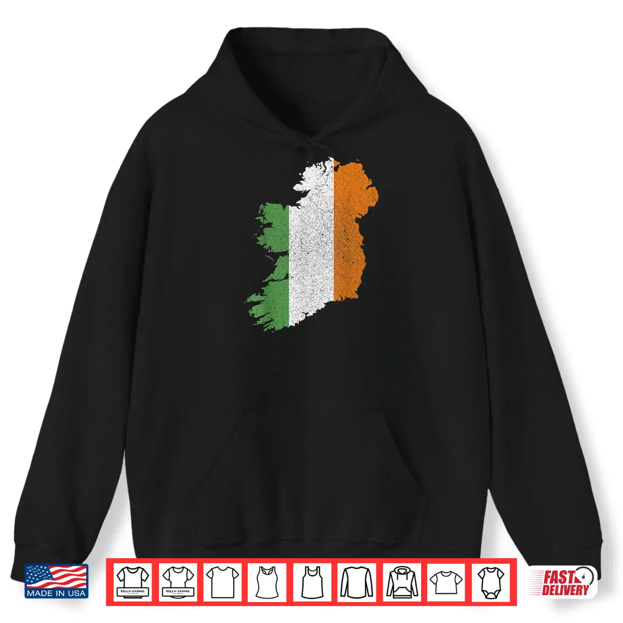 Irish Flag and Map of Ireland St. Patrick’s Day Shirt Irish Flag and Map of Ireland St. Patrick’s Day Shirt