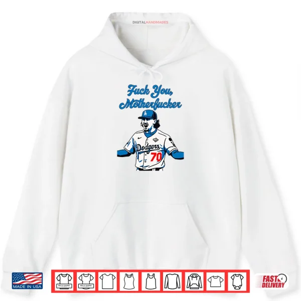 Hoodie Justin Wrobleski Fuck You Motherfucker Shirt