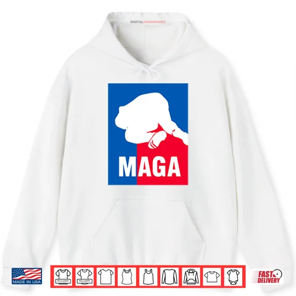 Hoodie Loudmouth Face Plant MAGA Shirt