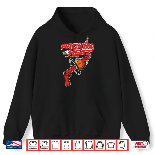 Hoodie Miami Heat Packin Heat Since 1988 Shirt