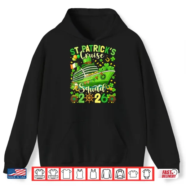 Hoodie St Patricks Day Cruise Squad 2026 Family Matching Women Men Shirt