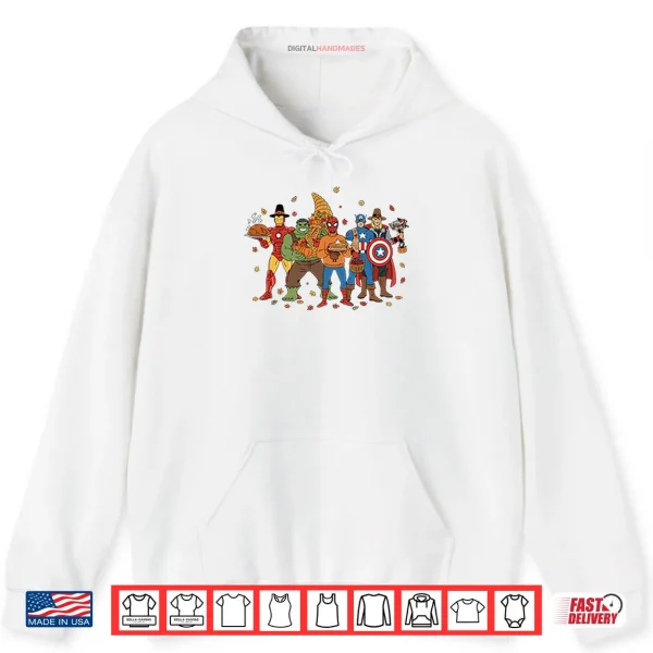 Hoodie Thanksgiving Superhero Shirt