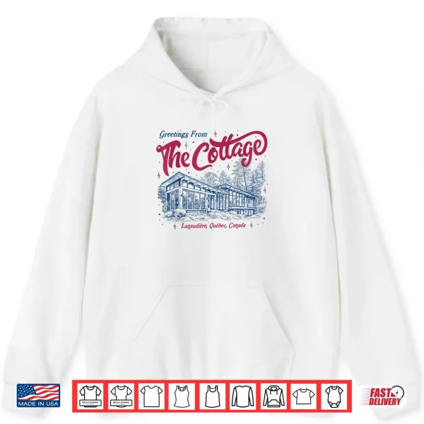 Hoodie Vintage Greetings from The Cottage Shirt 1