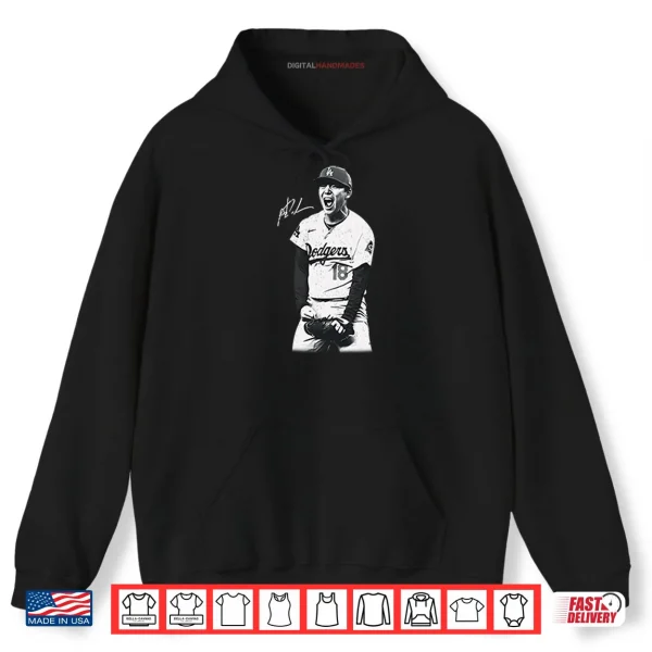 Hoodie Yoshinobu Yamamoto Dodgers Shirt