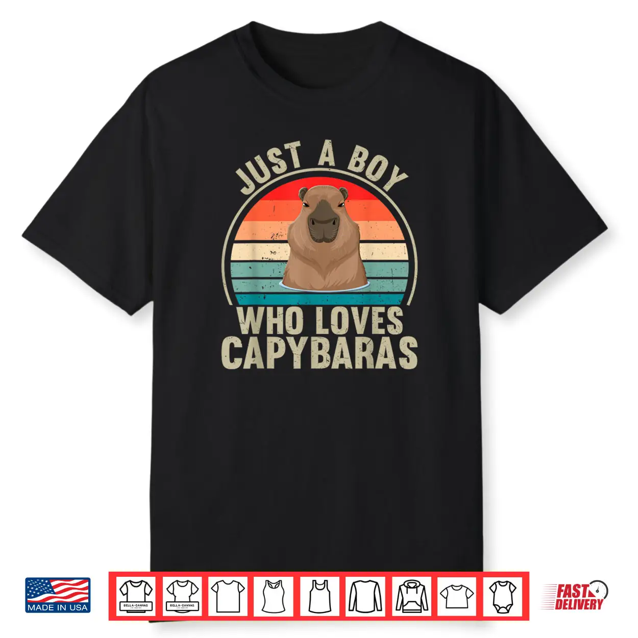 Just A Boy Who Loves Capybaras Recto Capybara Lover Shirt Just A Boy Who Loves Capybaras Recto Capybara Lover Shirt