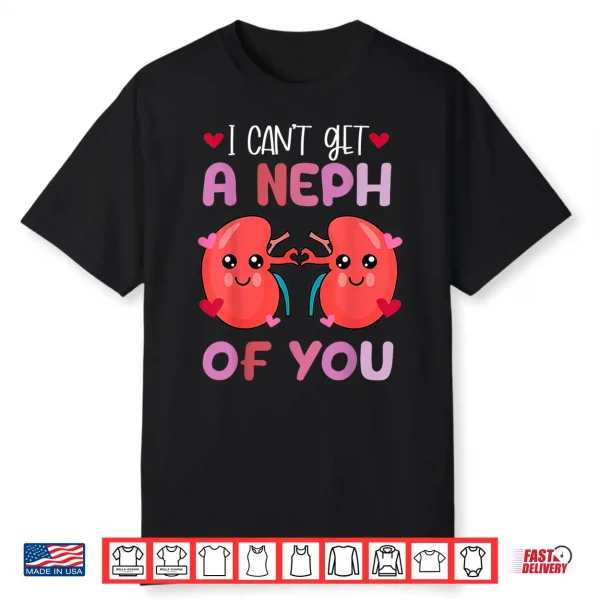 Kawaii Kidney Nephrology Nurse Dialysis Technician Valentine Shirt
