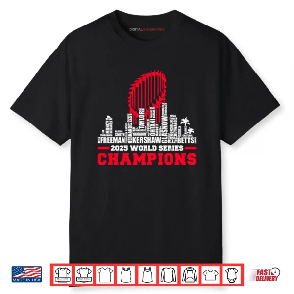 LA Baseball 2025 All Team Player Champions Shirt