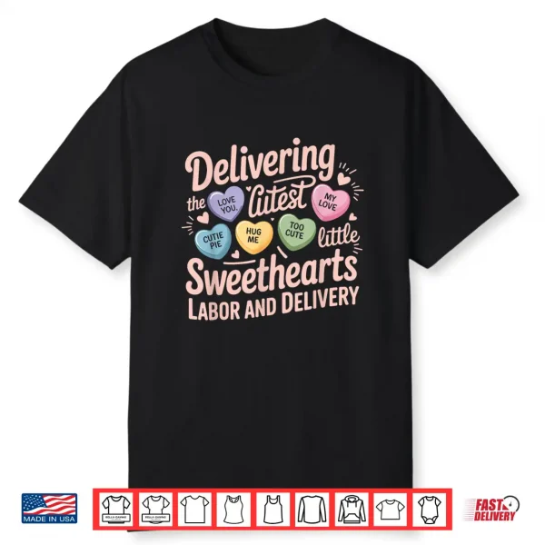 Labor And Delivery Nurse Valentine’S Day L&D Nurse Valentine Shirt