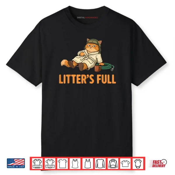 Litter’s Full Cat Parody Tee Christmas Shirt