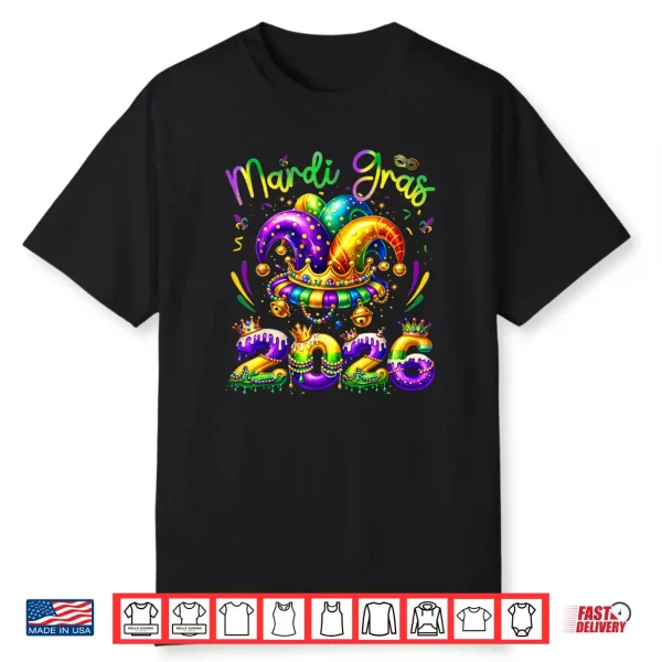Mardi Gras 2026 Jester Outfit Shirt