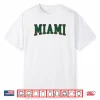 Miami Throwback Design Print Classic Shirt