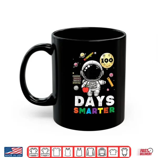 Mug 100 Days of School Smarter Astronaut 100th Day Kids Boys Shirt
