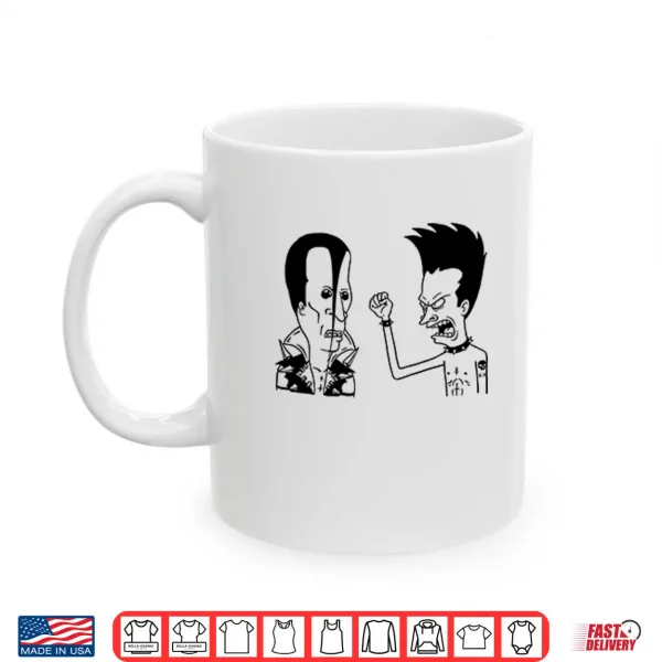 Beavis And ButtHead Misfits Shirt 3 Mug Beavis And ButtHead Misfits Shirt