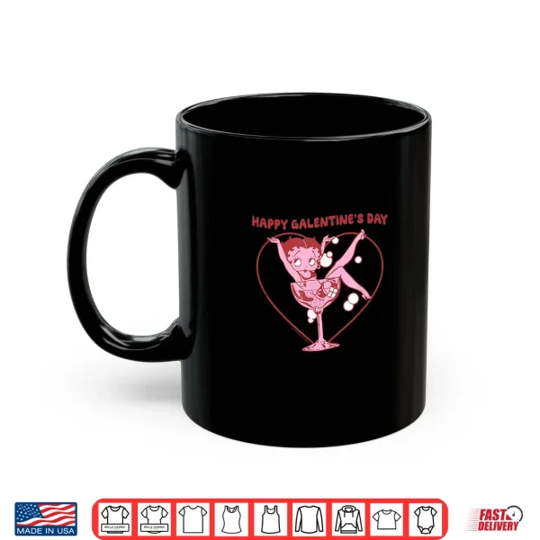 Mug Betty Boop Valentines Day Retro Galentines Day Martini Shirt