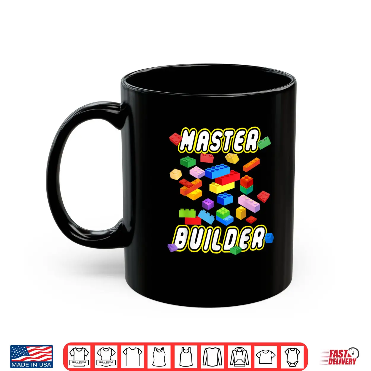 Building Bricks Master Builder Construction Block Building Shirt Building Bricks Master Builder Construction Block Building Shirt