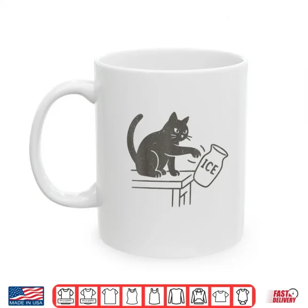 Mug Chinga La Migra Immigration Abolish ICE Funny Cat Shirt