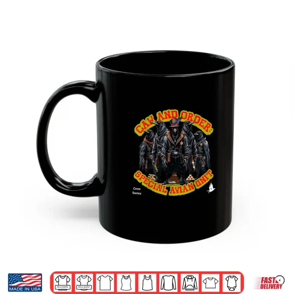 Mug Crow Apparel Special Avian Unit Tactical Bird Squad Shirt