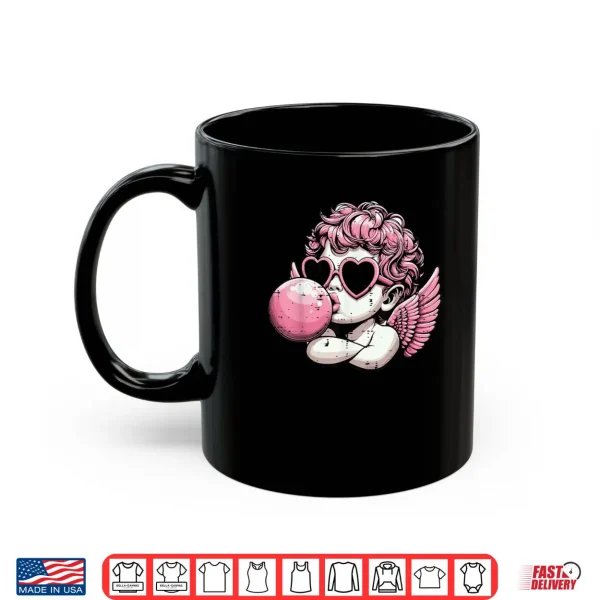 Mug Cupid Bubblegum Retro Cherub Valentines Day Shirt