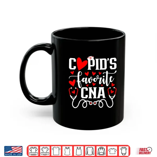 Mug Cupids Favorite CNA Cute Heart Valentines Day Shirt