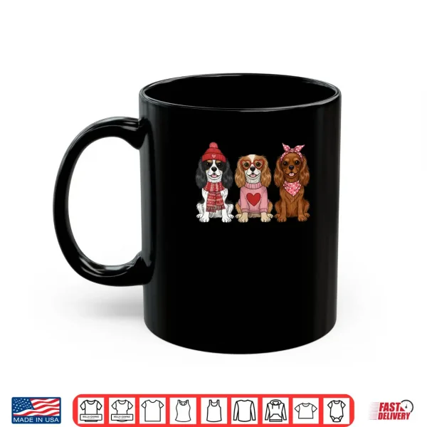 Mug Cute Cavalier King Charles Spaniel Valentine Dog Shirt