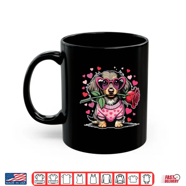 Mug Cute Dachshund Valentines Day Dog Valentine Lover Shirt