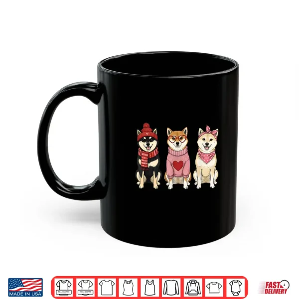 Mug Cute Shiba Inu Valentine Dog Shirt