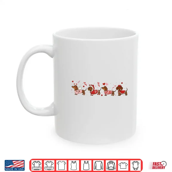 Mug Dachshund Valentines Wiener Dog Love Tee Dog Mom Humor Tee Shirt