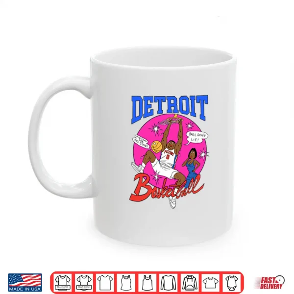 Mug Detroit Pistons Basketball Shirt