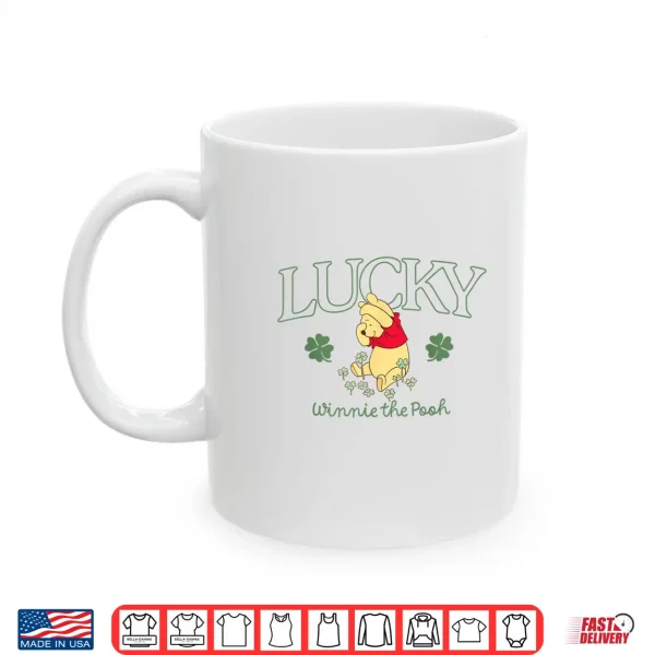 Mug Disney Winnie The Pooh St. Patricks Day Lucky Winnie Pooh Shirt