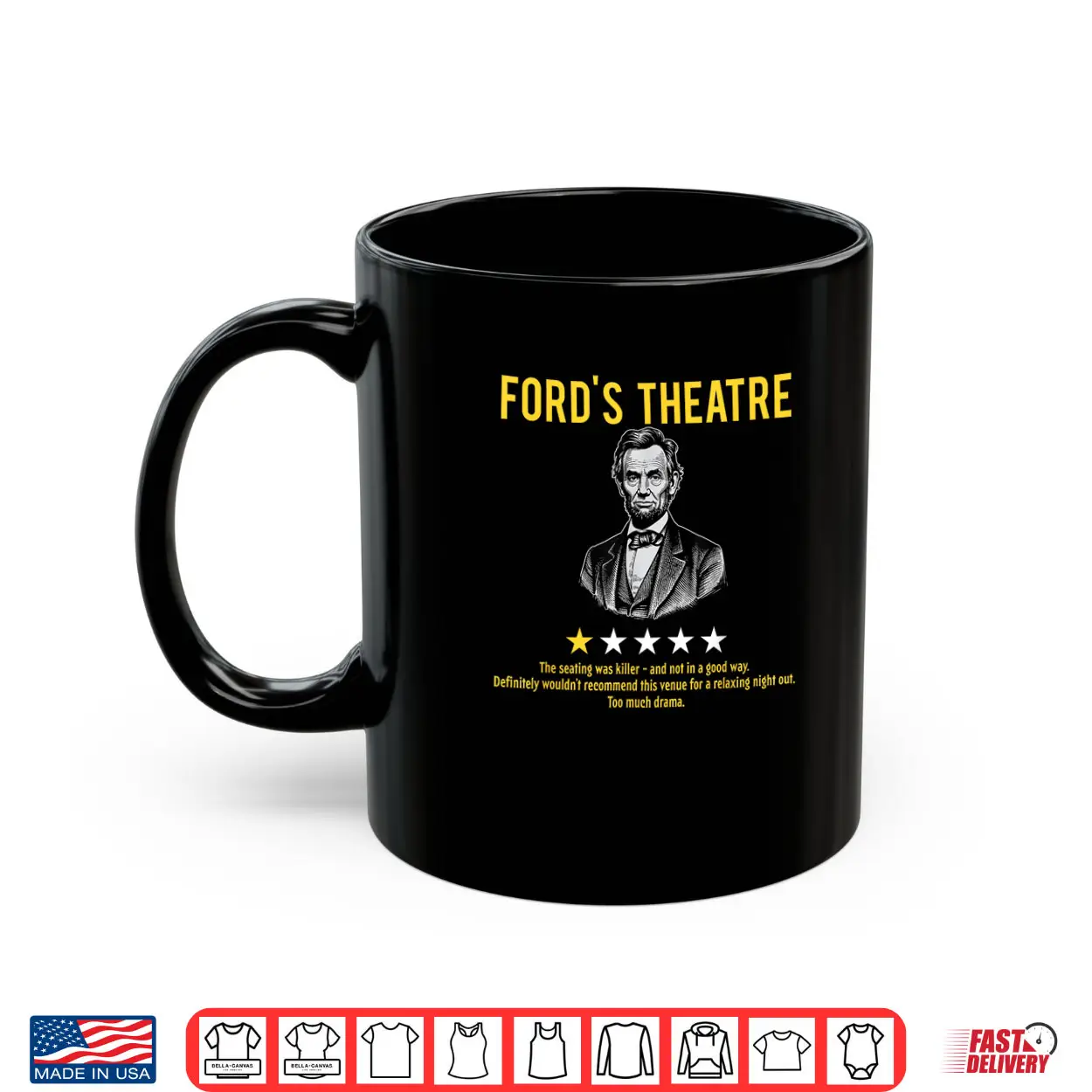 Ford’s Theatre Sarcastic Abe Lincoln Presidents’ Day Shirt Ford’s Theatre Sarcastic Abe Lincoln Presidents’ Day Shirt