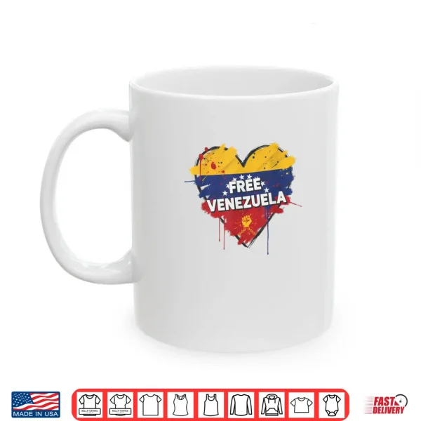 Mug Free Venezuela Flag Patriotic Funny Venezuela Libre Freedom Shirt