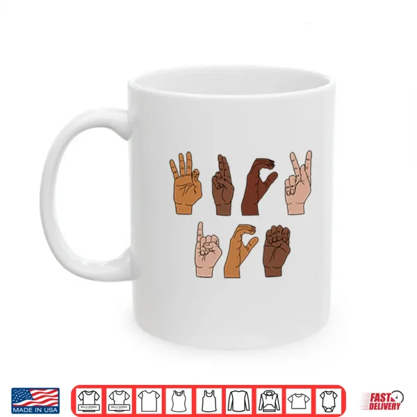 Mug Fuck ICE Hand Sign Language Shirt