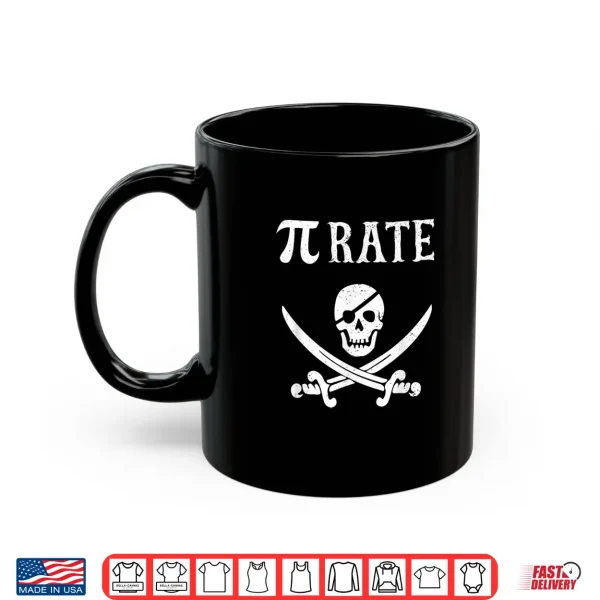Mug Funny Pi Day Pi Rate Pirate For Teachers Shirt