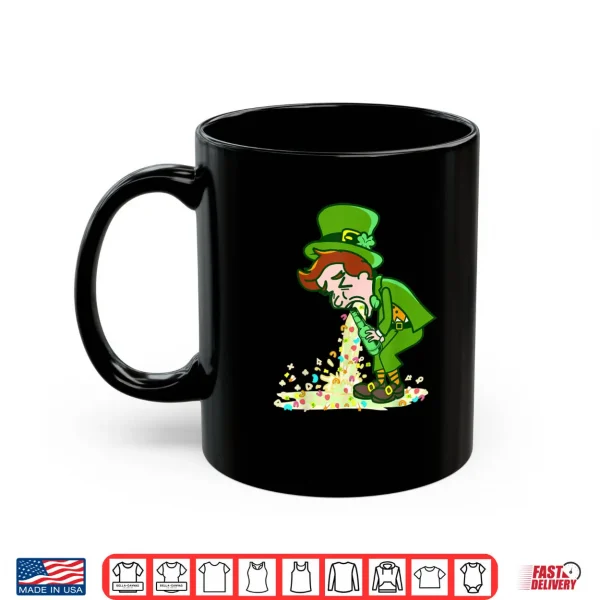Mug Funny St Patricks Day Leprechaun Shamrock Pattys Day Party Shirt