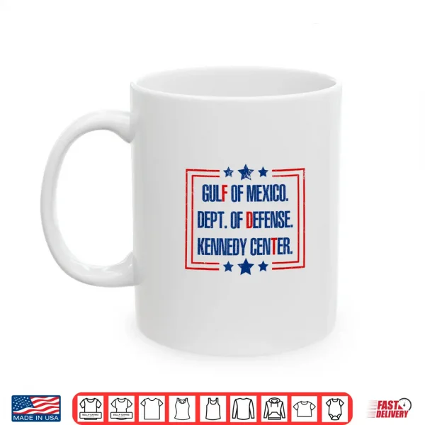 Mug Gulf of MX Dept of Defense USA Funny Viral Political Liberal Shirt