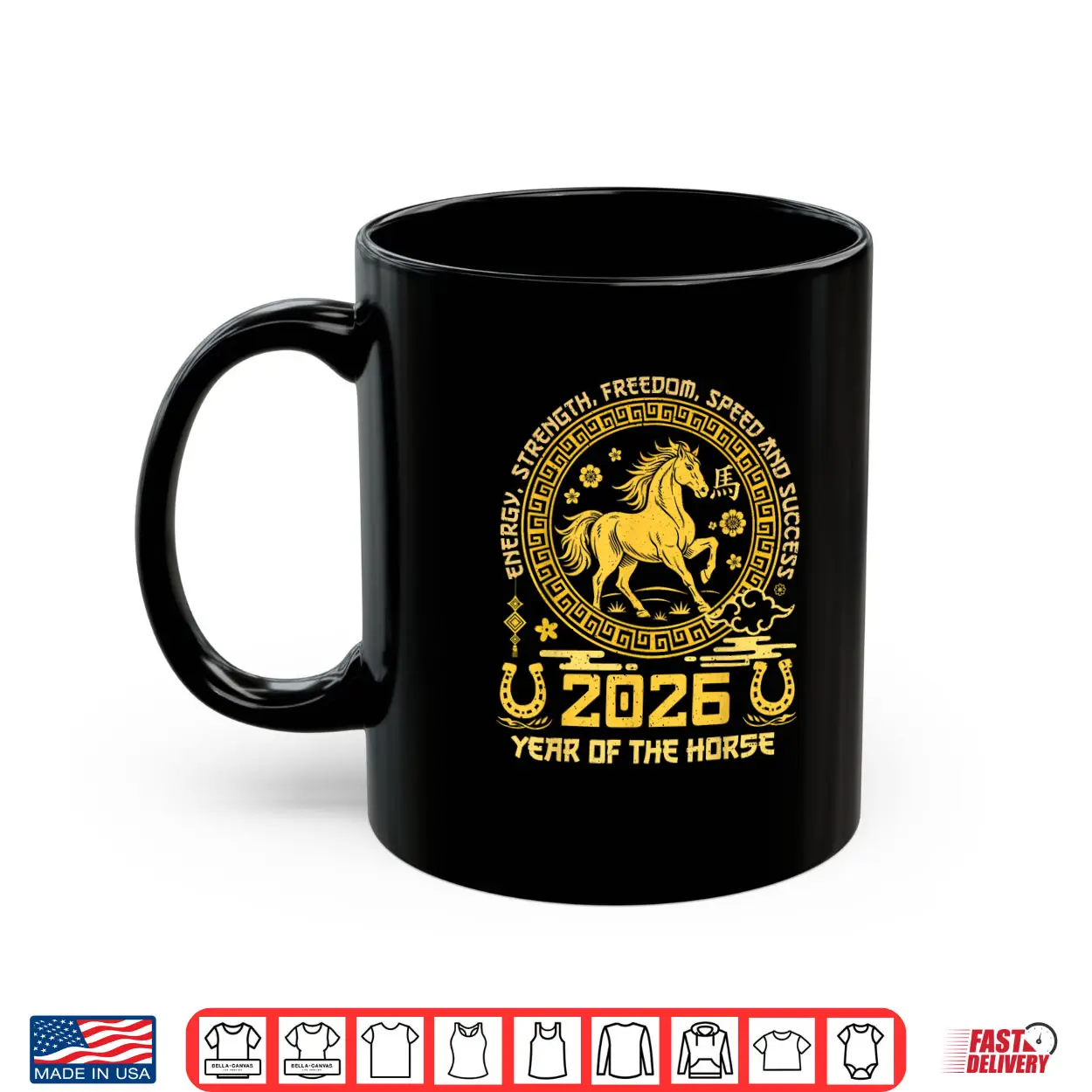 Happy Lunar Chinese New Year of The Horse 2026 Zodiac Shirt Happy Lunar Chinese New Year of The Horse 2026 Zodiac Shirt
