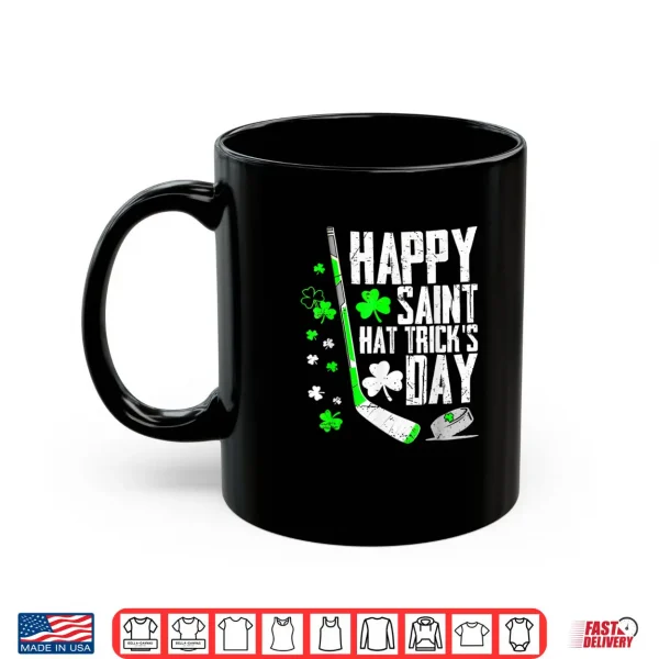 Mug Happy Saint Hat Tricks Day Tee Ice Hockey St. Patricks Shirt