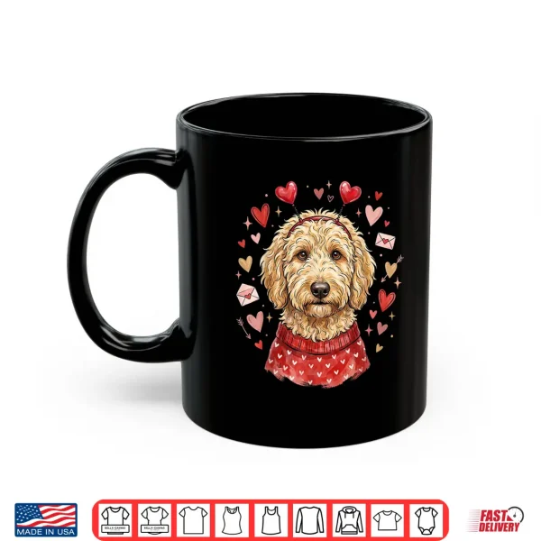 Mug Heart Golden Doodle Love Dog Valentine Goldendoodle Shirt