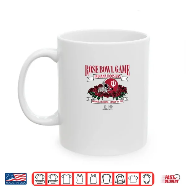Mug Indiana Hoosiers 2025 College Football Playoff Rose Bowl Shirt