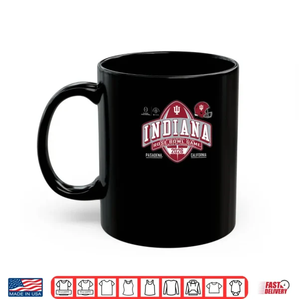 Indiana Hoosiers Rose Bowl 2025 2026 CFP Quarterfinal Shirt 3 Mug Indiana Hoosiers Rose Bowl 2025 2026 CFP Quarterfinal Shirt