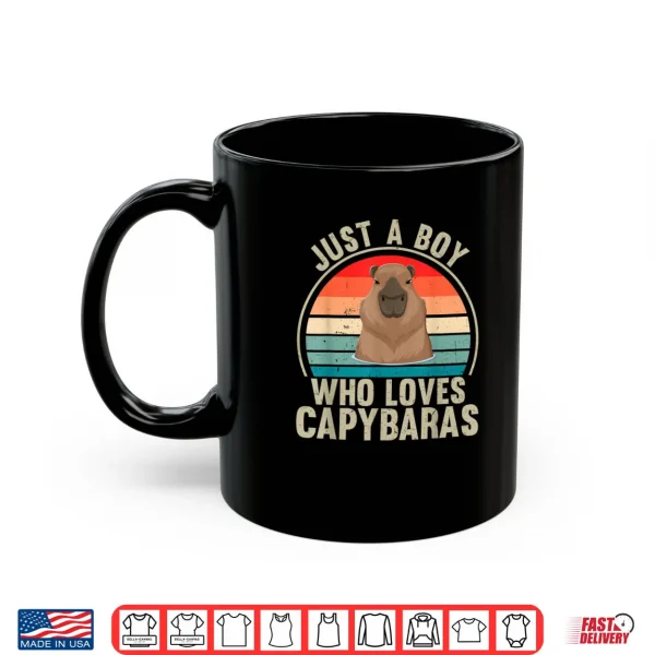 Just A Boy Who Loves Capybaras Recto Capybara Lover Shirt 2 Mug Just A Boy Who Loves Capybaras Recto Capybara Lover Shirt