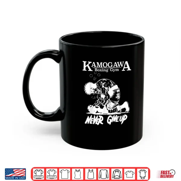 Mug KBG Kamogawa Boxer Boxing Gym Never GiveUp Shirt