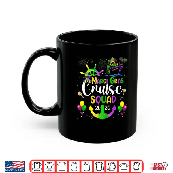 Mardi Gras Cruise 2026 Ship Family Matching Tripp Costume Shirt 3 Mug Mardi Gras Cruise 2026 Ship Family Matching Tripp Costume Shirt