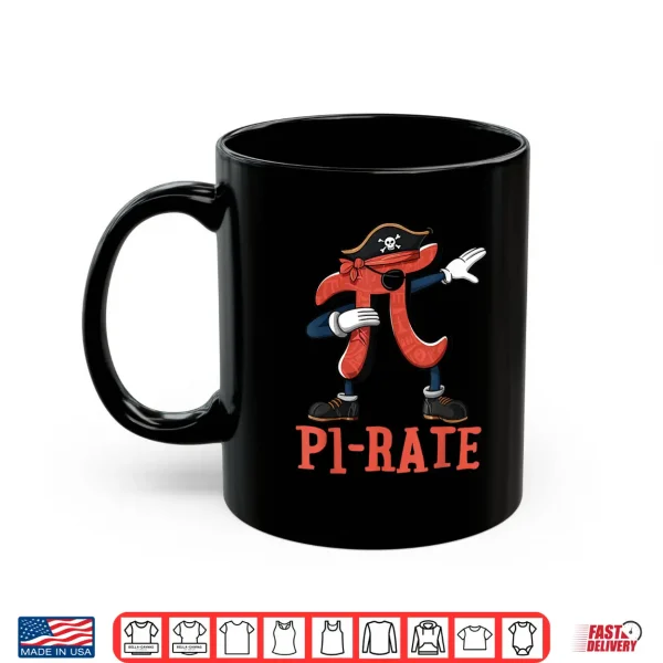Mug Pi Symbol Dabbing Pi rate Math Pirate Funny Pi Day Kids Shirt