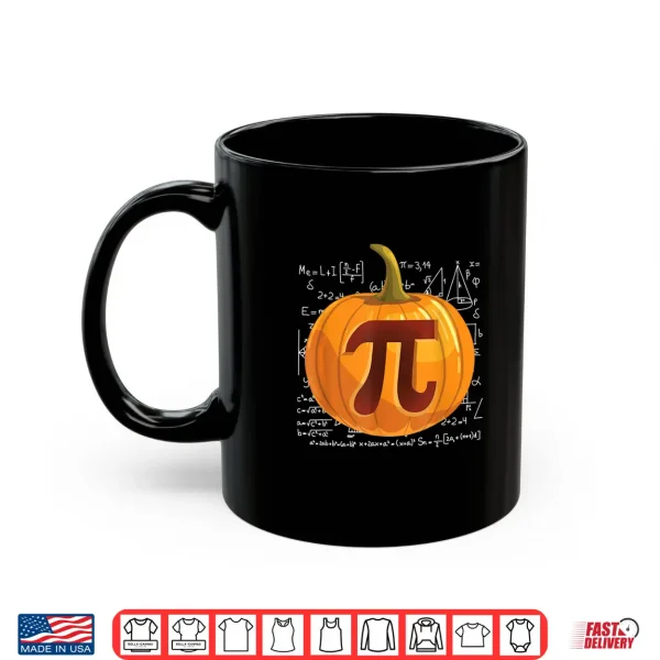 Mug Pumpkin Pie Math Shirt Funny Halloween Thanksgiving Pi Day Shirt