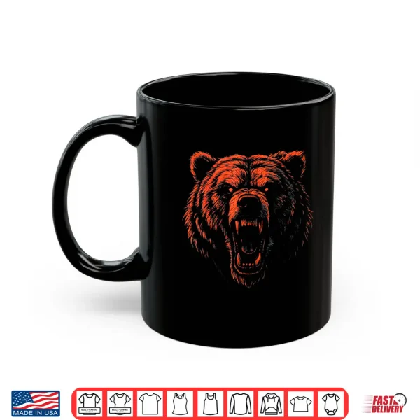 Mug Retro Bear Gift for Men Women Boys Girls Kids Toddlers Youth Shirt