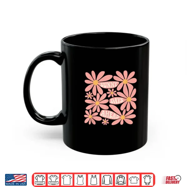 Mug Retro Sunny Day Ahead Summer Floral WomenS Casual Wear Shirt