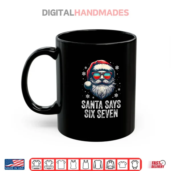 Mug Santa 67 Meme Funny Six Seven Christmas Xmas Pajama Shirt